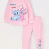 Blukids Jogging set in french terry di cotone stretch neonata- Completini