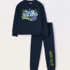 Blukids Jogging set in french terry di puro cotone bambino-Bambino Set E Coordinati