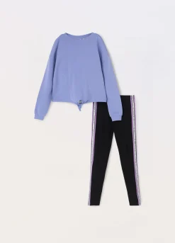 Blukids Jogging set in french terry di puro cotone ragazza- Set E Coordinati