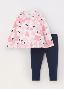 Blukids Jogging set in french terry di cotone stretch neonata- Completini