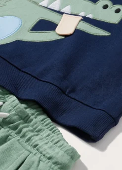 Blukids Jogging set in french terry di puro cotone neonato- Completini