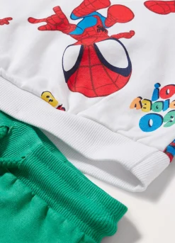 Blukids Jogging set in french terry di puro cotone neonato- Completini