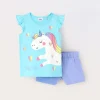 Blukids Jogging set in jersey di puro cotone neonata- Completini