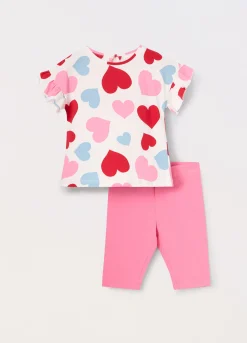 Blukids Jogging set in jersey di cotone stretch neonata- Completini