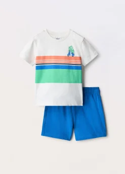 Blukids Jogging set in jersey di puro cotone neonato- Completini