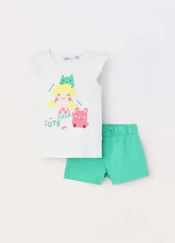 Blukids Jogging set in jersey di puro cotone neonata- Completini
