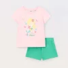 Blukids Jogging set in jersey di puro cotone neonata- Completini