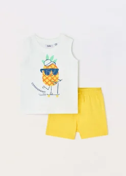 Blukids Jogging set in jersey di puro cotone neonato- Completini