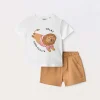 Blukids Jogging set in jersey di puro cotone neonato- Completini