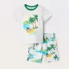 Blukids Jogging set in jersey di puro cotone neonato- Completini