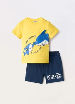 Blukids Jogging set in jersey di puro cotone- Completini