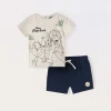 Blukids Jogging set in jersey di cotone stretch neonato- Completini