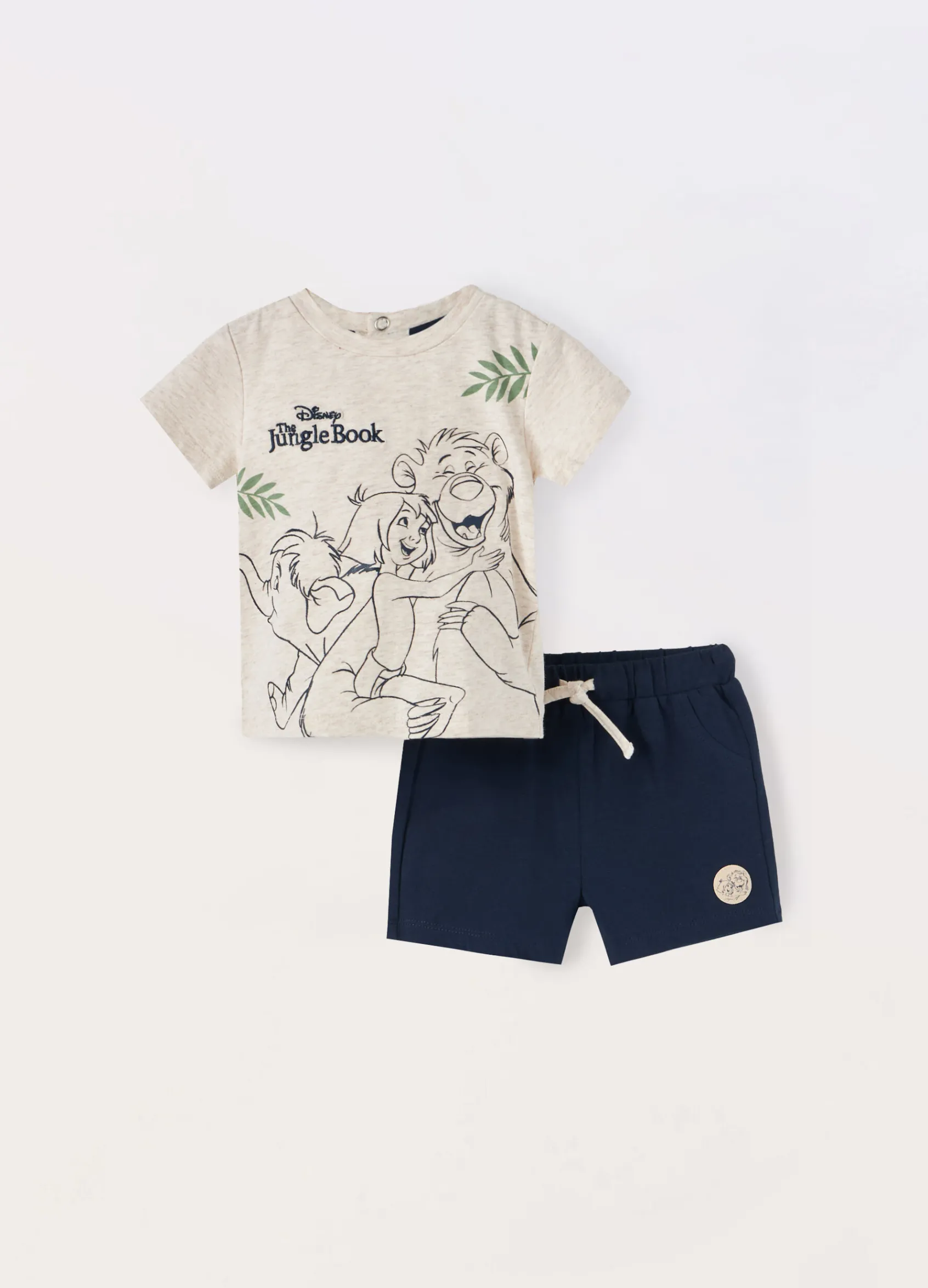 Blukids Jogging set in jersey di cotone stretch neonato- Completini