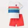 Blukids Jogging set in jersey di puro cotone neonato- Completini