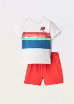 Blukids Jogging set in jersey di puro cotone neonato- Completini