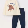 Blukids Jogging set in jersey di puro cotone neonato- Completini