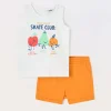 Blukids Jogging set in jersey di puro cotone neonato- Completini