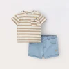 Blukids Jogging set in jersey di cotone stretch neonato- Completini