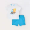Blukids Jogging set in jersey di cotone stretch neonato- Completini