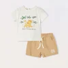 Blukids Jogging set in jersey di cotone stretch neonato- Completini