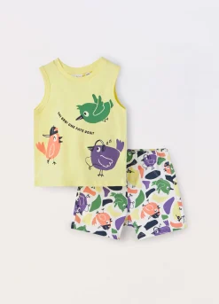 Blukids Jogging set in jersey di puro cotone neonato- Completini