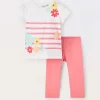 Blukids Jogging set in jersey di puro cotone bambina- Set E Coordinati