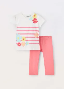 Blukids Jogging set in jersey di puro cotone bambina- Set E Coordinati