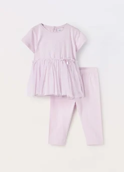 Blukids Jogging set in jersey di cotone stretch neonata- Completini
