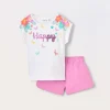 Blukids Jogging set in jersey di puro cotone bambina- Set E Coordinati