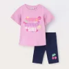 Blukids Jogging set in jersey di puro cotone bambina- Set E Coordinati
