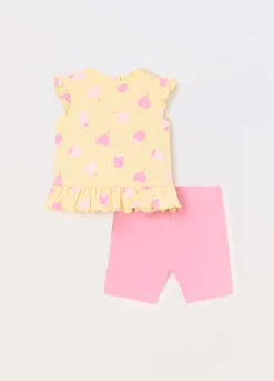 Blukids Jogging set in jersey di cotone stretch neonata- Completini