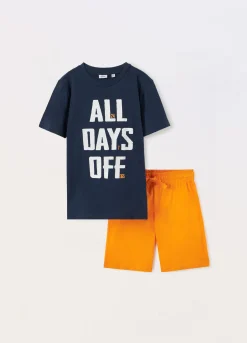 Blukids Jogging set in jersey di puro cotone ragazzo- Set E Coordinati