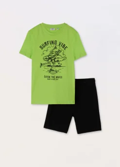 Blukids Jogging set in jersey di puro cotone ragazzo- Set E Coordinati