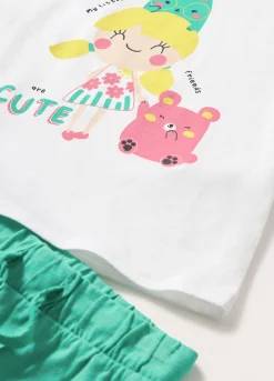 Blukids Jogging set in jersey di puro cotone neonata- Completini