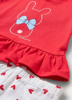 Blukids Jogging set in jersey di cotone stretch neonata- Completini