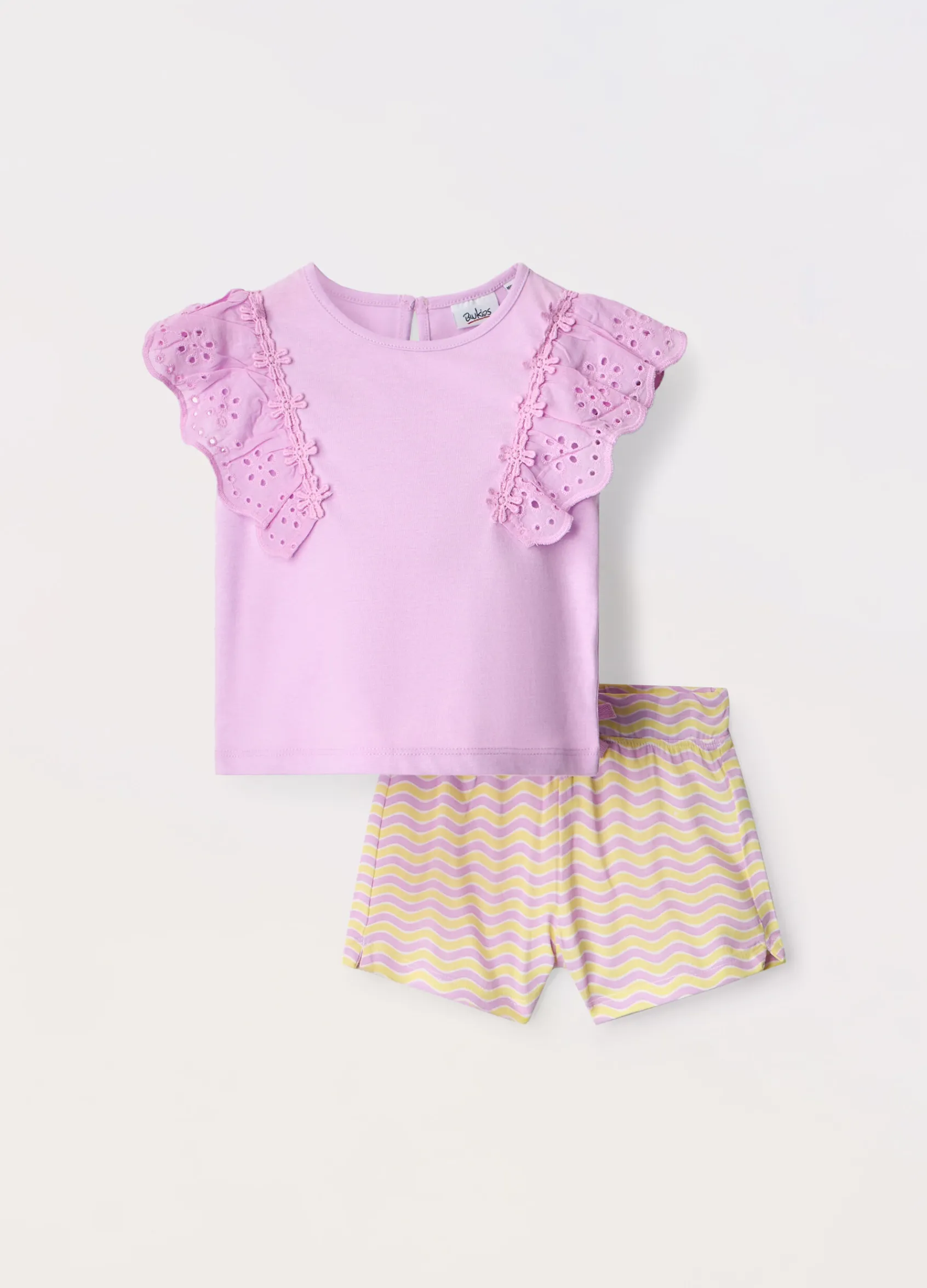 Blukids Jogging set in misto cotone composto neonata- Completini