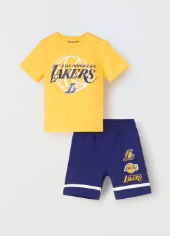 Blukids Jogging set in puro cotone NBA neonato- Completini