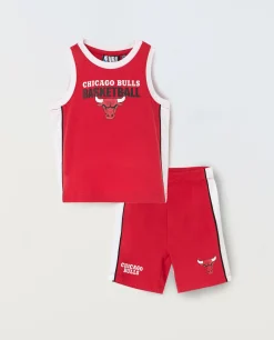Blukids Jogging set in puro cotone NBA neonato- Completini