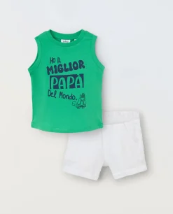Blukids Jogging set in puro cotone neonato- Completini