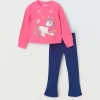 Blukids Jogging set in puro cotone bambina- Set E Coordinati