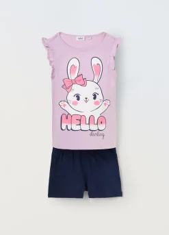 Blukids Jogging set in puro cotone bambina- Set E Coordinati
