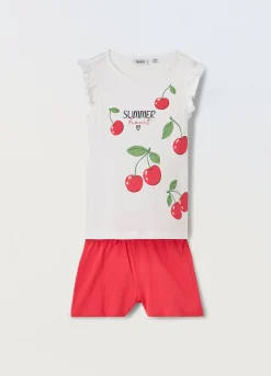 Blukids Jogging set in puro cotone bambina- Set E Coordinati
