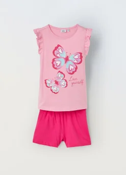 Blukids Jogging set in puro cotone bambina- Set E Coordinati