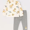 Blukids Jogging set Re Leone in felpa di cotone neonato- Completini