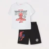 Blukids Jogging set t-shirt e bermuda bambino-Bambino Set E Coordinati