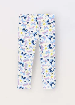 Blukids Leggings capri in jersey di cotone stretch bambina- Leggings