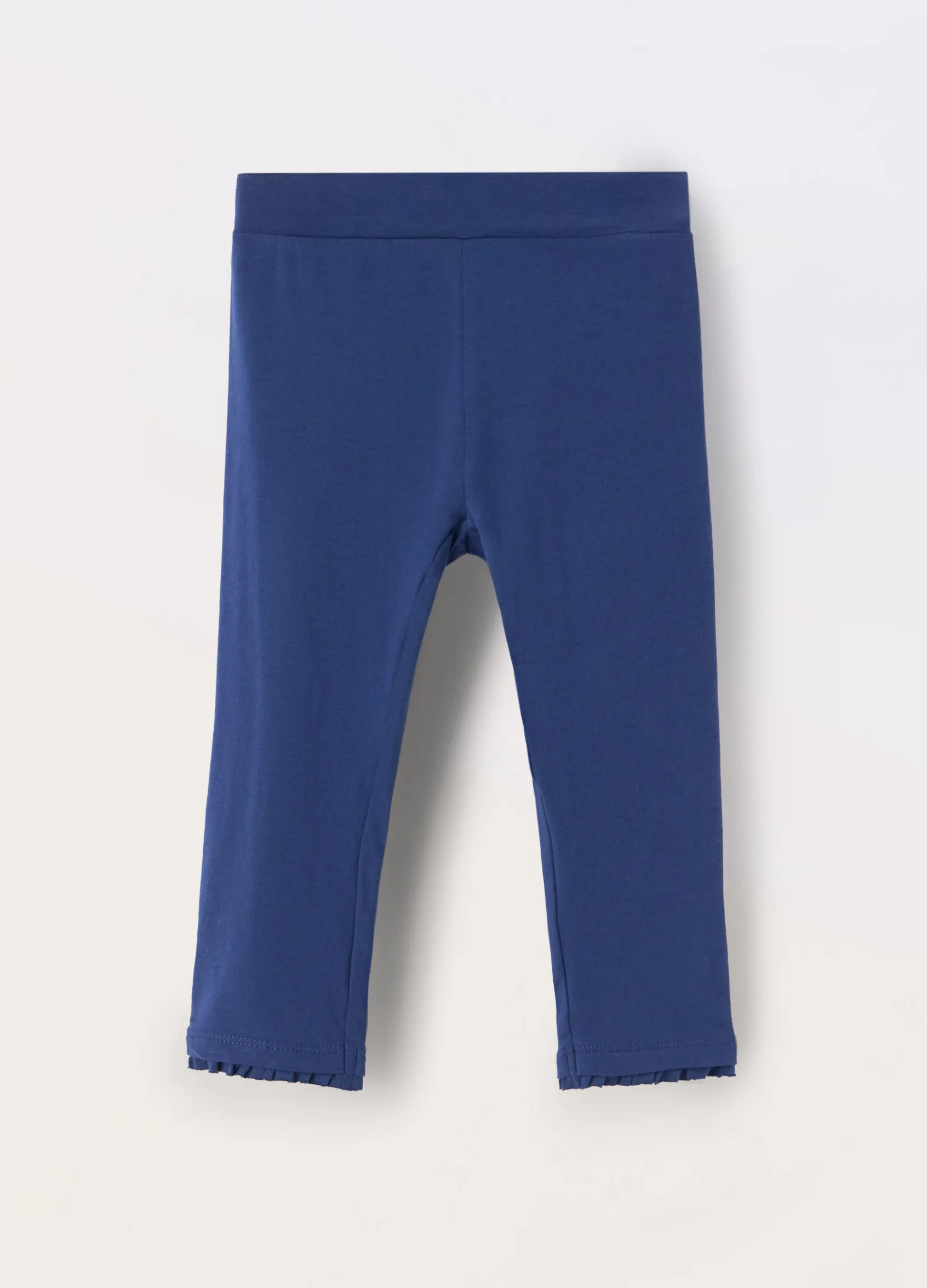 Blukids Leggings capri in jersey di cotone stretch bambina- Leggings
