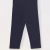 Blukids Leggings capri in jersey di cotone stretch ragazza- Pantaloni