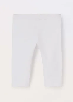 Blukids Leggings capri in jersey di cotone stretch neonata- Pantaloni