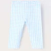 Blukids Leggings capri in jersey di cotone stretch neonata- Pantaloni